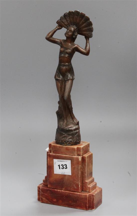 A Deco Spelter dancer